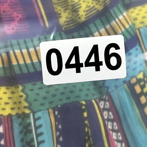 SK Wear Multicolor Pleated Maxi Skirt Boho Belt Size 8 Vintage 90s - Picture 9 of 9